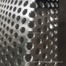 Hoja de metal de aluminio perforada decorativa